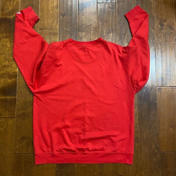 Starter Vintage 90s NCAA Ohio State Football Crewneck Sweatshirt Red Men's XL - Picture 6 of 9
